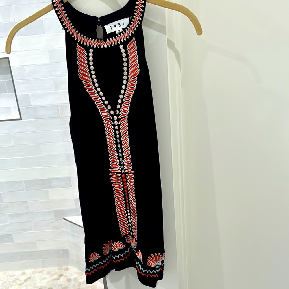 THML Embroidered Top Size Small